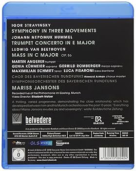 Amazon.co.jp: ベートーヴェン:ミサ曲 ハ長調 他[Blu-ray Disc